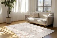 High-Pile Rug - Riveda Taupe Abstract 3