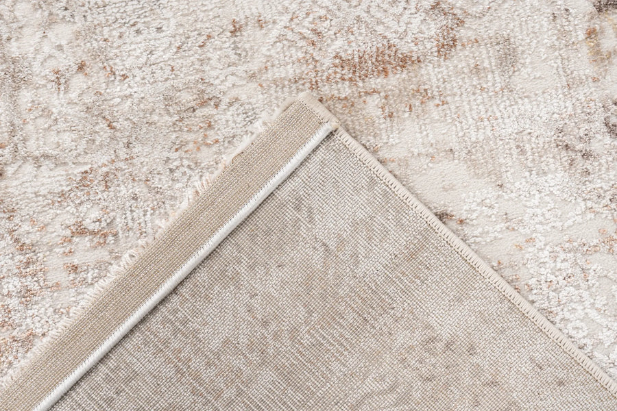High-Pile Rug - Riveda Taupe Abstract 3