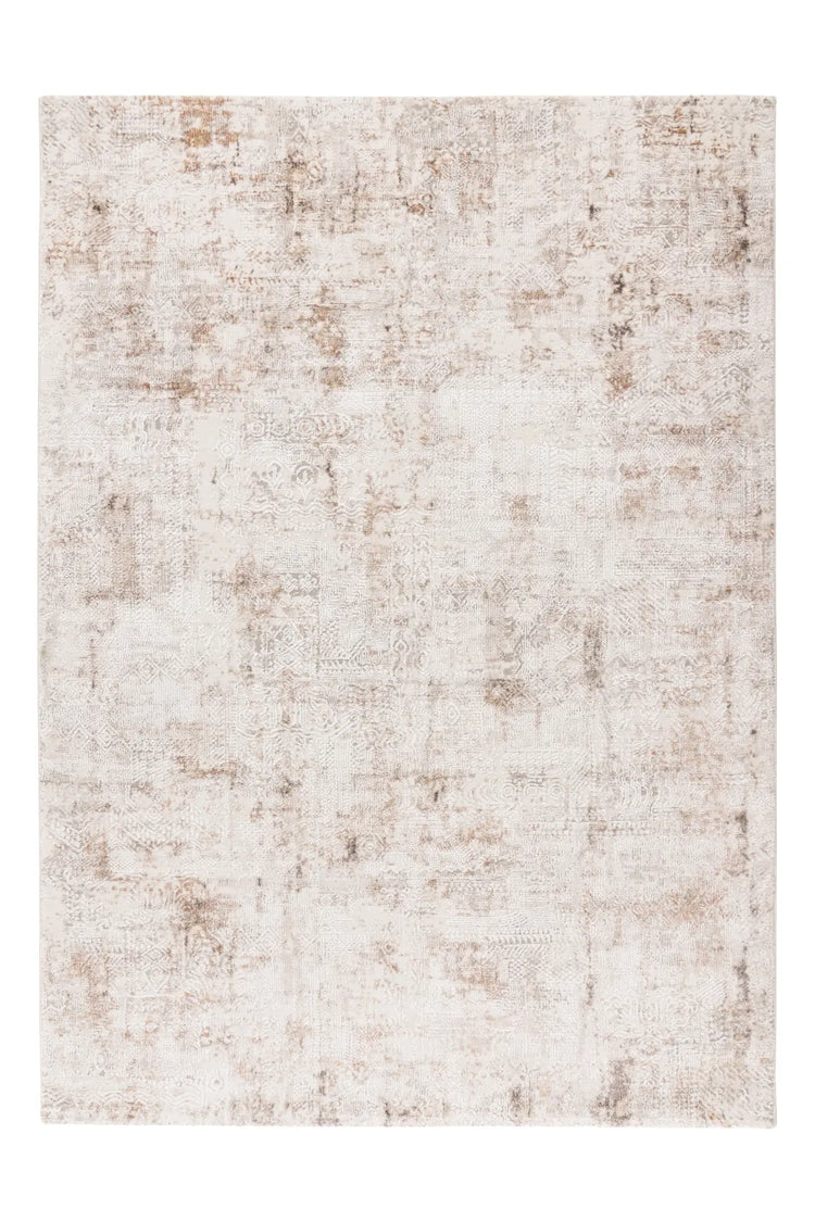 Hochflor-Teppich - Riveda Taupe Abstract 3