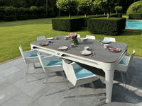 Outdoor Pool & Table de salle à manger 7FT Blanc