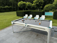 Outdoor Pool & Table de salle à manger 7FT Blanc