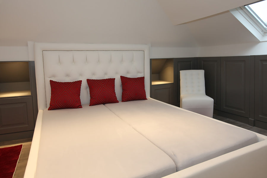 Bedroom interior in country classic style by Marcotte Style