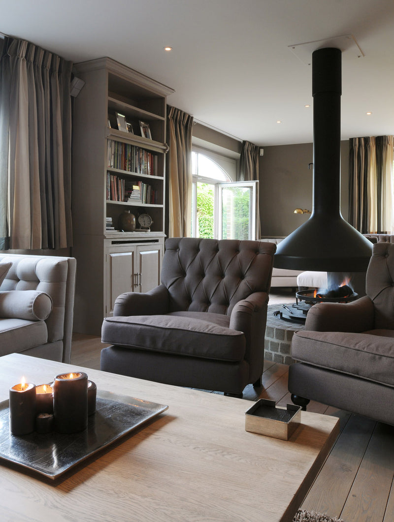 Massief eik detail in Marcottestyle interieur