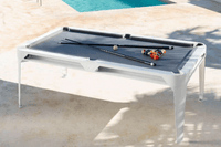 Outdoor Pool & Table de salle à manger 7FT Blanc