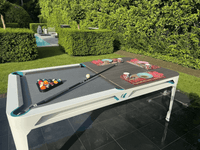 Outdoor Pool & Table de salle à manger 7FT Blanc