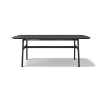 Baden dining table black ash top