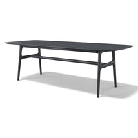 Baden dining table in black ash, 240 cm