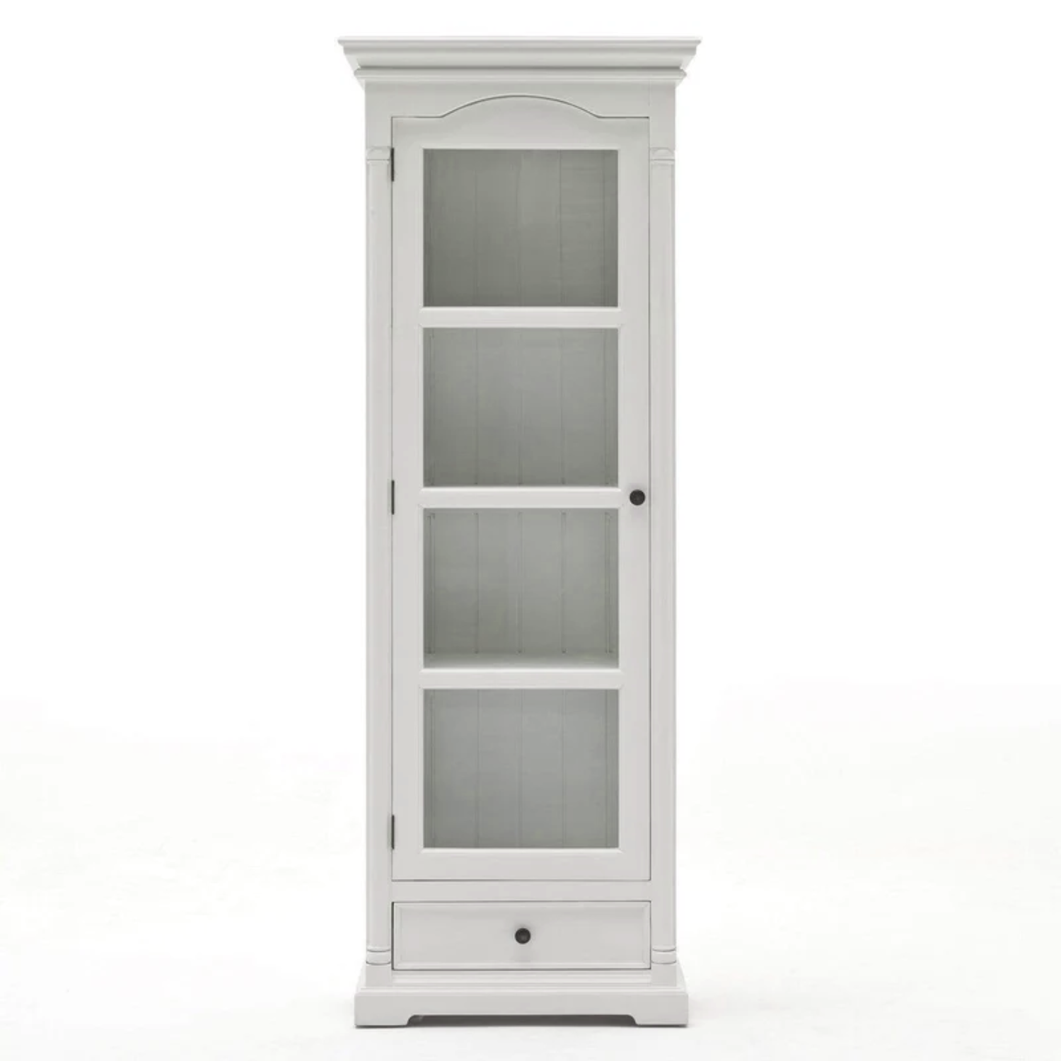Provence Single Vitrine - Weiß