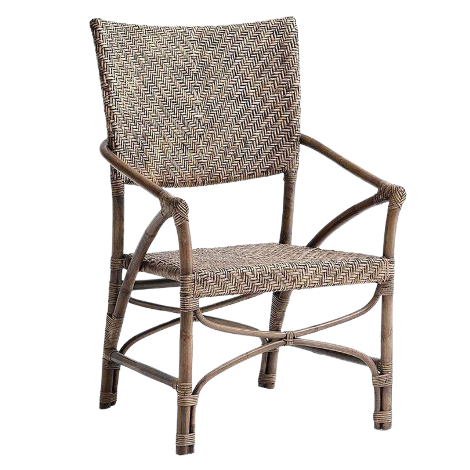 Jester Rattan Arm Stuhl | Marcottestyle