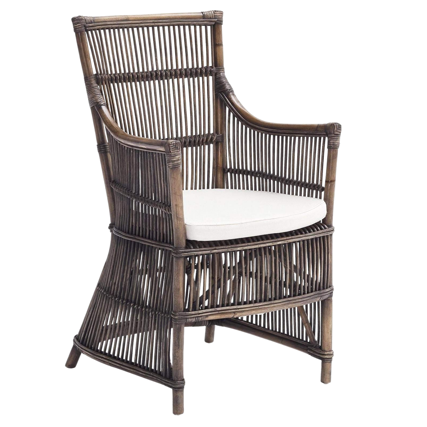 Herzogin Kubu Rattan Arm Chair | Marcottestyle