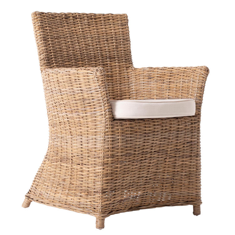 Bishop Kubu Rattan Arm Chair | Marcottestyle