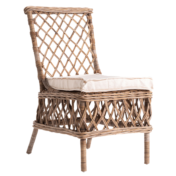 Marquis Kubu Rattan Dining Chair | Marcottestyle
