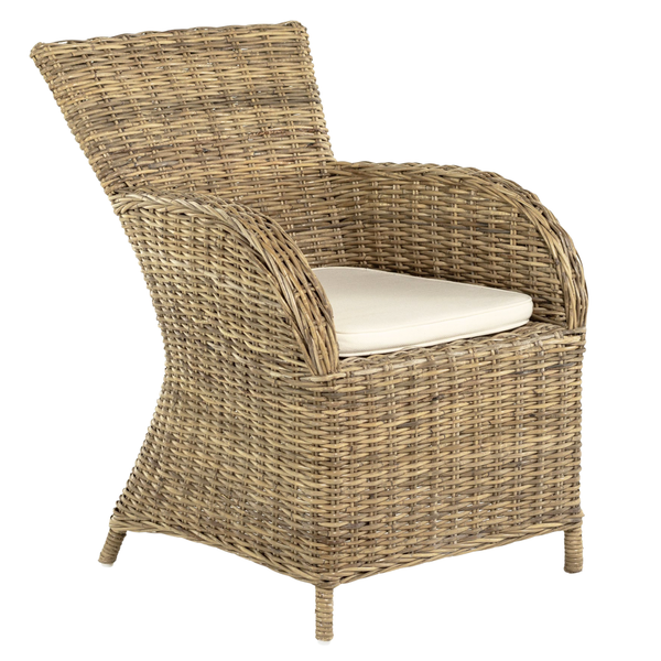 Rook Kubu Rattan Arm Chair | Marcottestyle