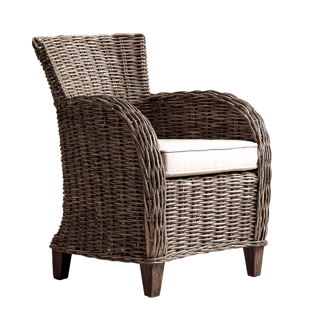 Baroness Kubu Rattan Arm Chair | Marcottestyle