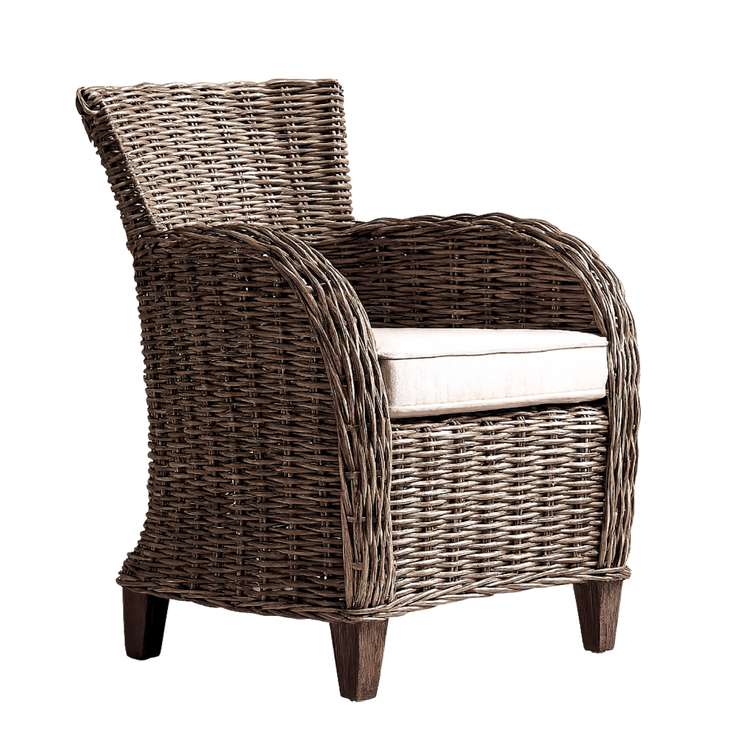 Baroness Kubu Rattan Arm Chair