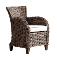 Baroness Kubu Rattan Arm Chair