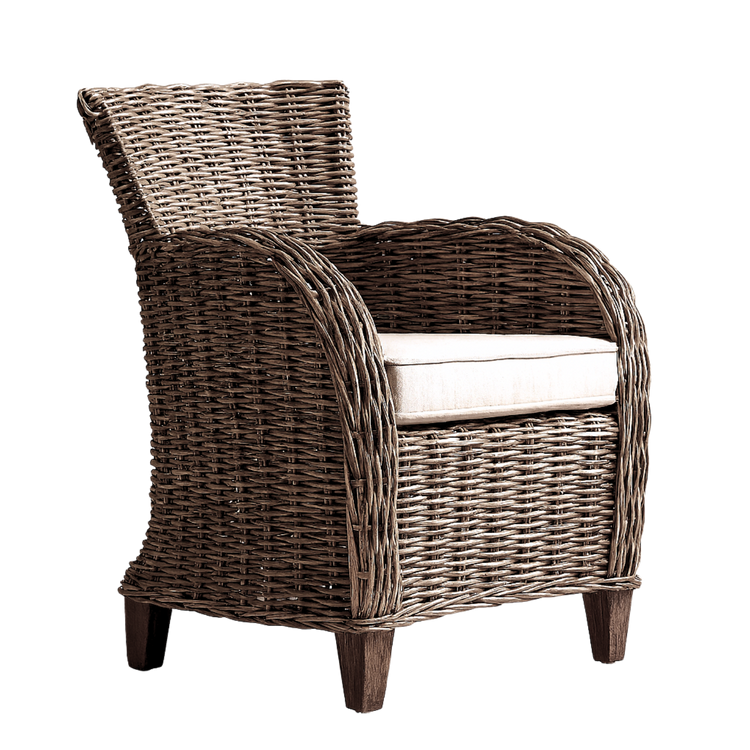 Baroness Kubu Rattan Arm Chair | Marcottestyle