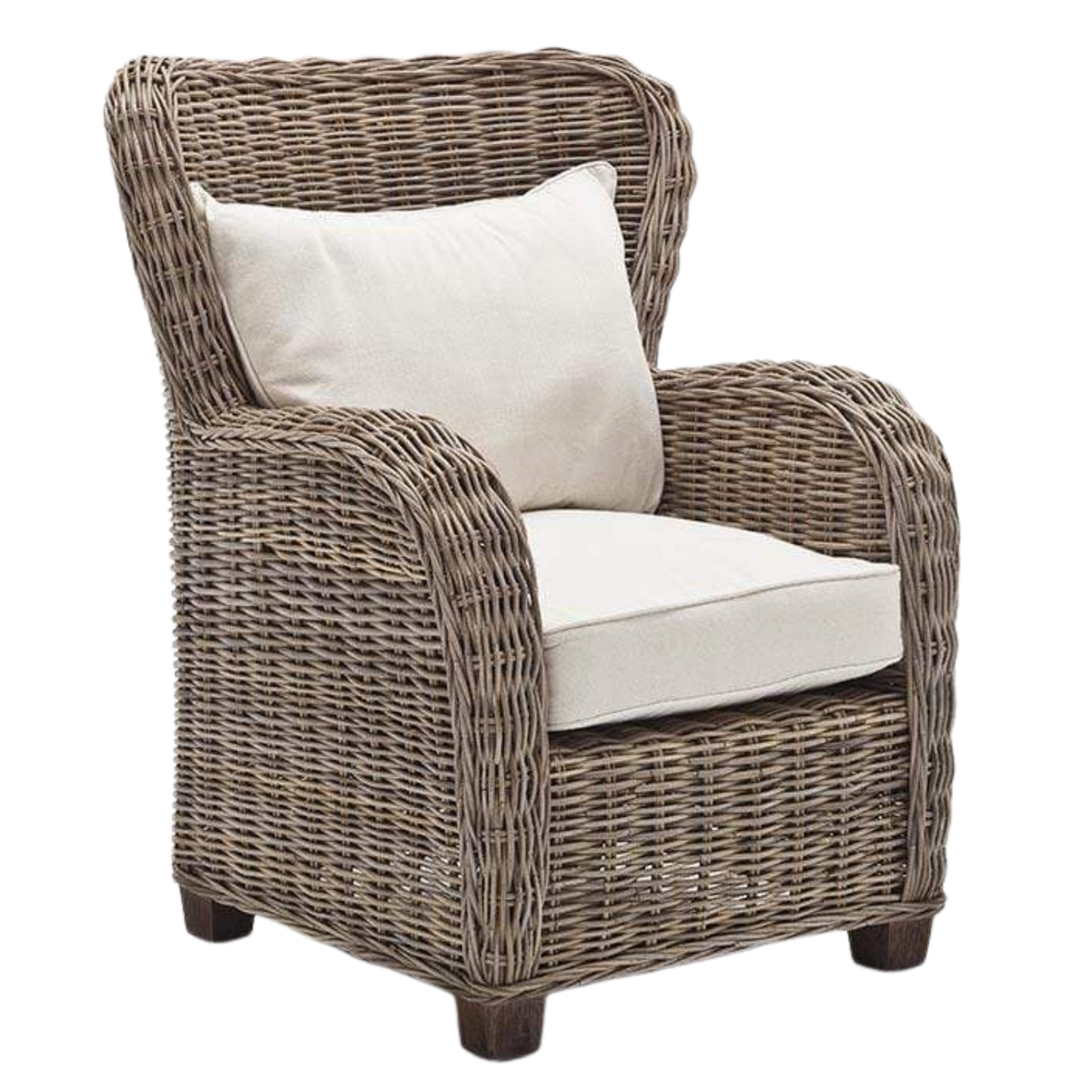 Queen Kubu Rattan Arm Chair | Marcottestyle