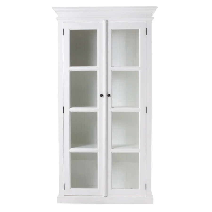 Halifax Double Vitrine - Weiß