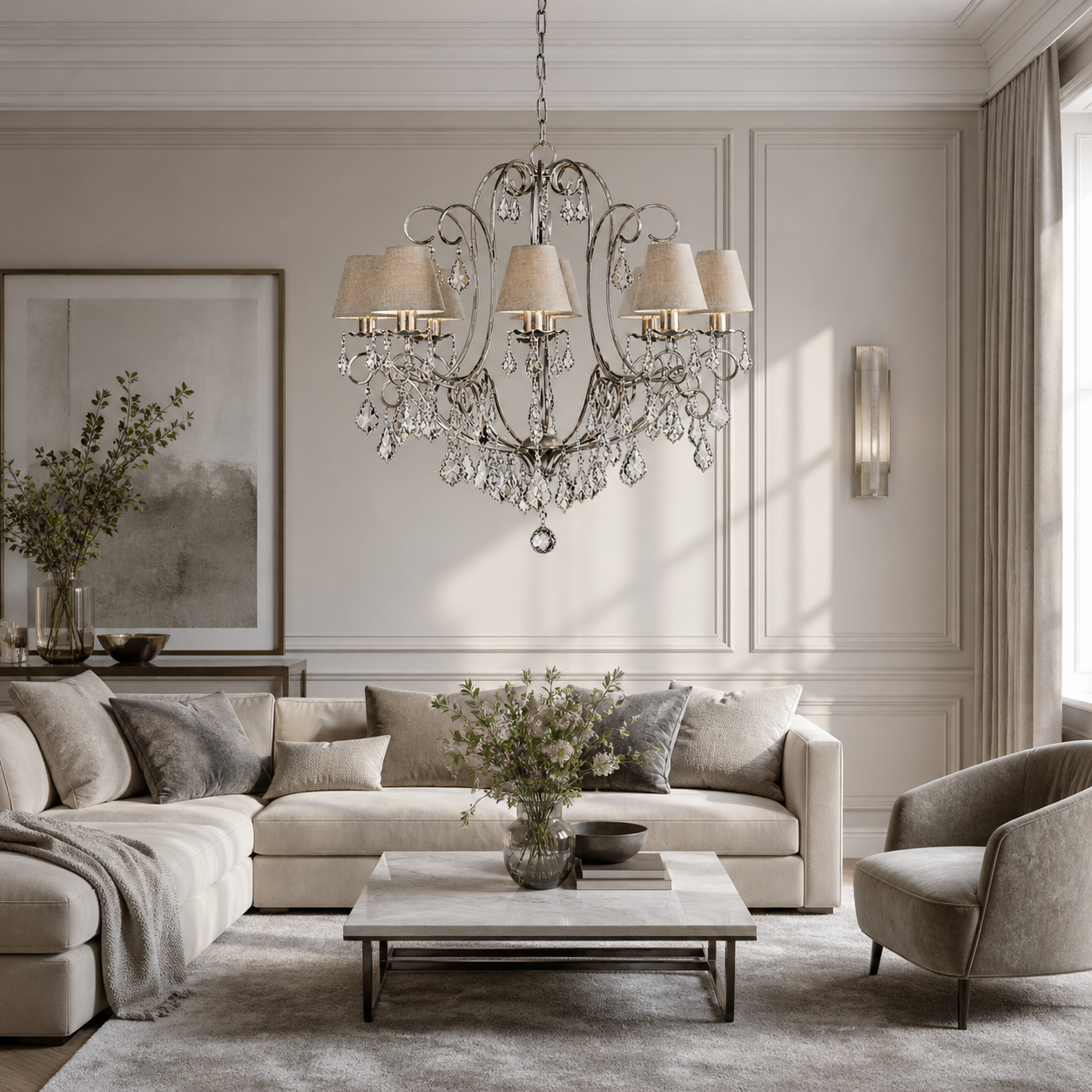 Hängelampe Drei 2836W - Antiksilber
