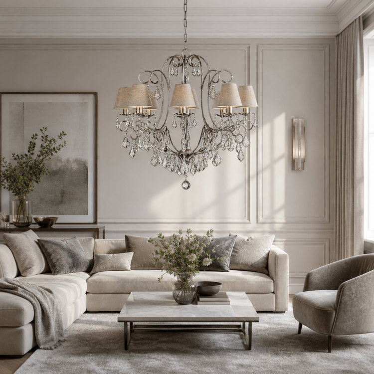 Pendant Light Drei 2836W - Antique Silver