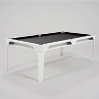 Outdoor Pool & Table de salle à manger 7FT Blanc