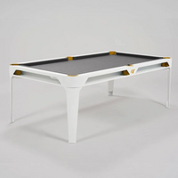 Outdoor Pool & Table de salle à manger 7FT Blanc