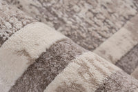 Low-Pile Rug - Alvora Taupe Border