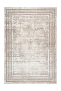 Low-Pile Rug - Alvora Taupe Border