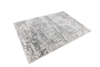 Low-Pile Rug - Alvora Silver Distressed