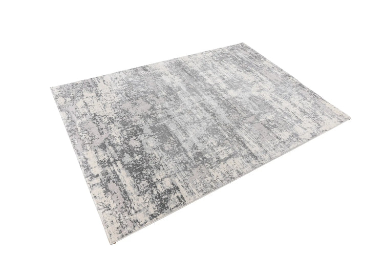 Tapis basse pile - Alvora Argenté Distressed