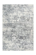 Low-Pile Rug - Alvora Silver Distressed