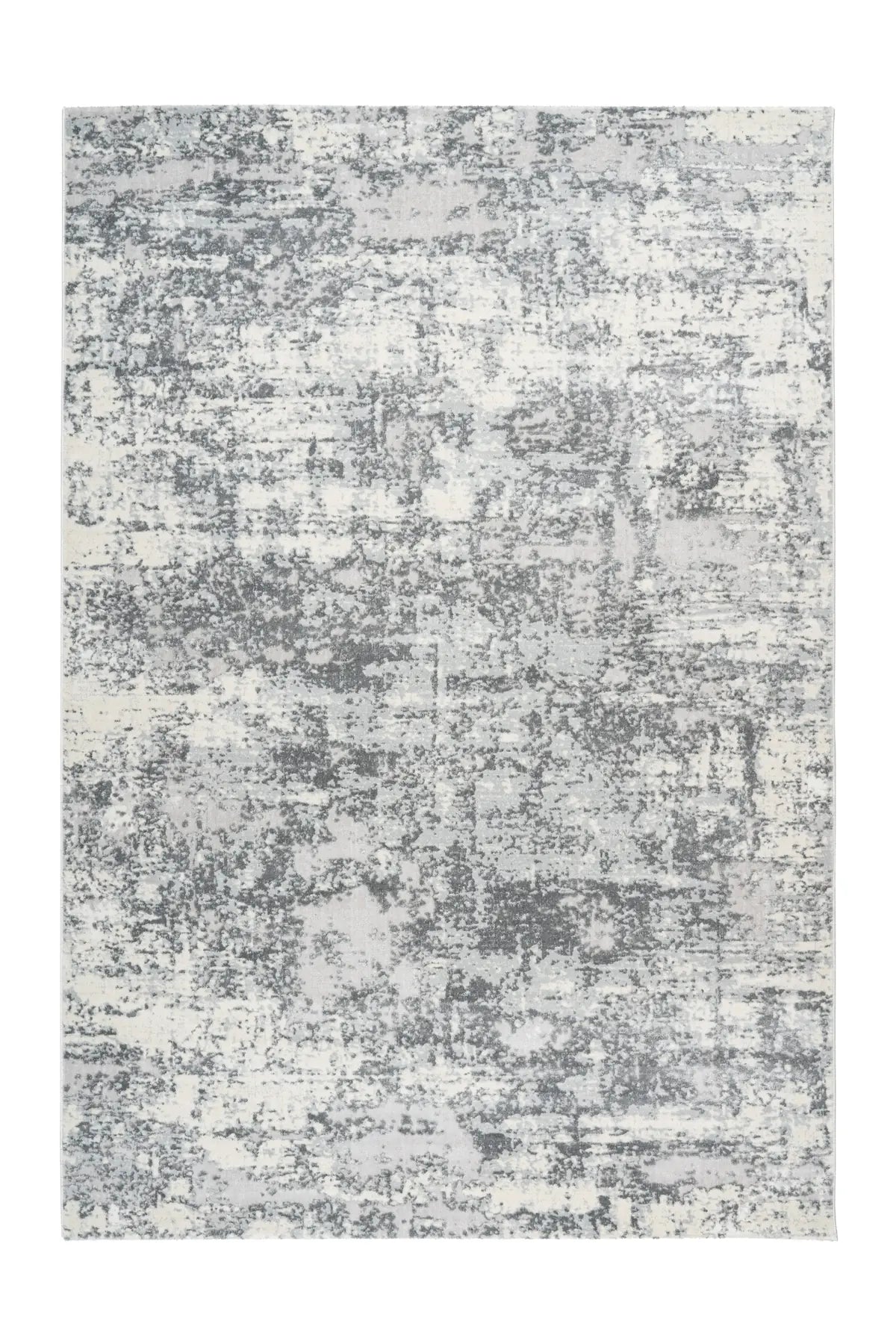 Tapis basse pile - Alvora Argenté Distressed