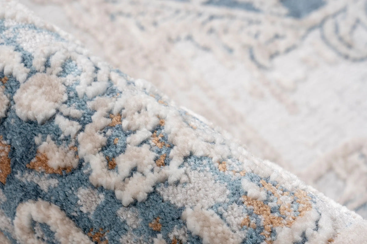 Low-Pile Rug - Alvora Blue