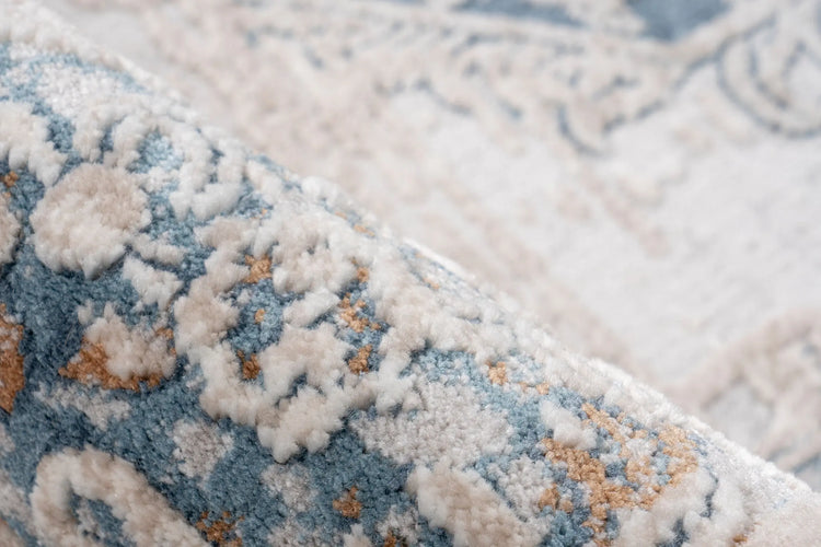Low-Pile Rug - Alvora Blue