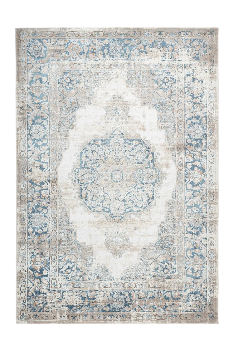 Low-Pile Rug - Alvora Blue