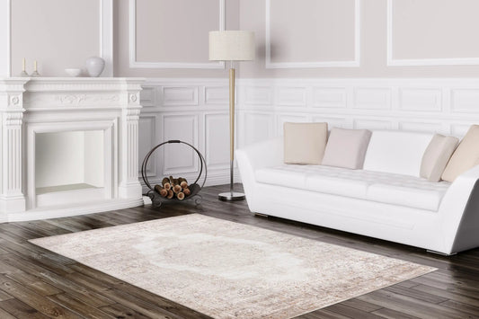 Low-Pile Rug - Alvora Taupe