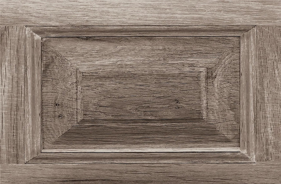 Library Cabinet Beaumont - Brushed Brown & Grey Oak - 310×240 cm
