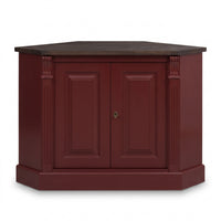 Sideboard Loches in bordeaux, front view, 110 x 52 x 78 cm