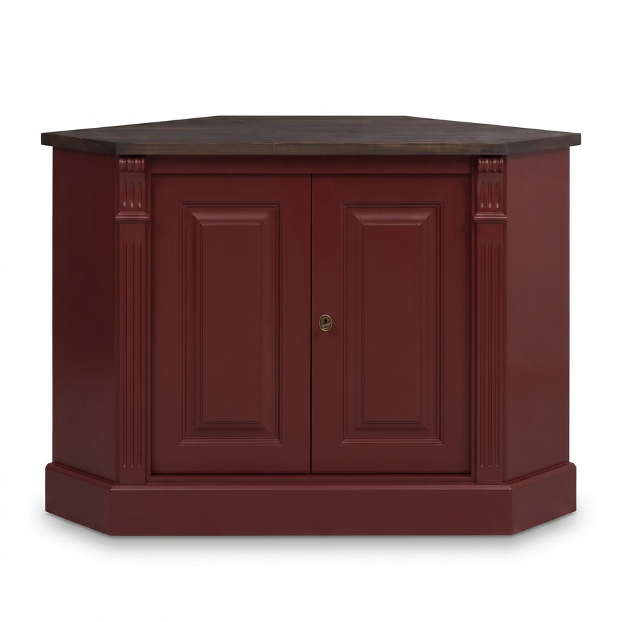 Sideboard Loches in bordeaux, front view, 110 x 52 x 78 cm