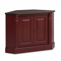 Sideboard Loches in bordeaux, three-quarter view from the front left, 110 x 52 x 78 cm