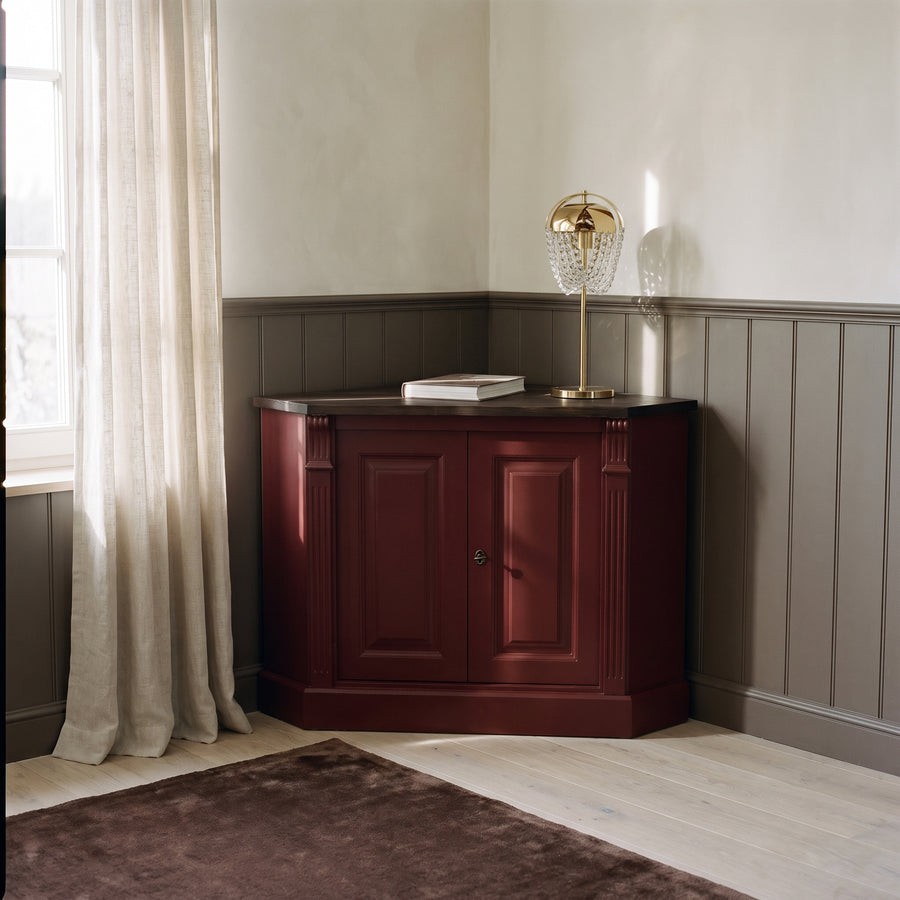 Sideboard Loches in bordeaux, in an interior, 110 x 52 x 78 cm