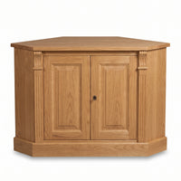 Sideboard Loches in solid oak, front view, 110 x 52 x 78 cm