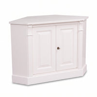 Sideboard Loches in white, three-quarter view from the front left, 110 x 52 x 78 cm