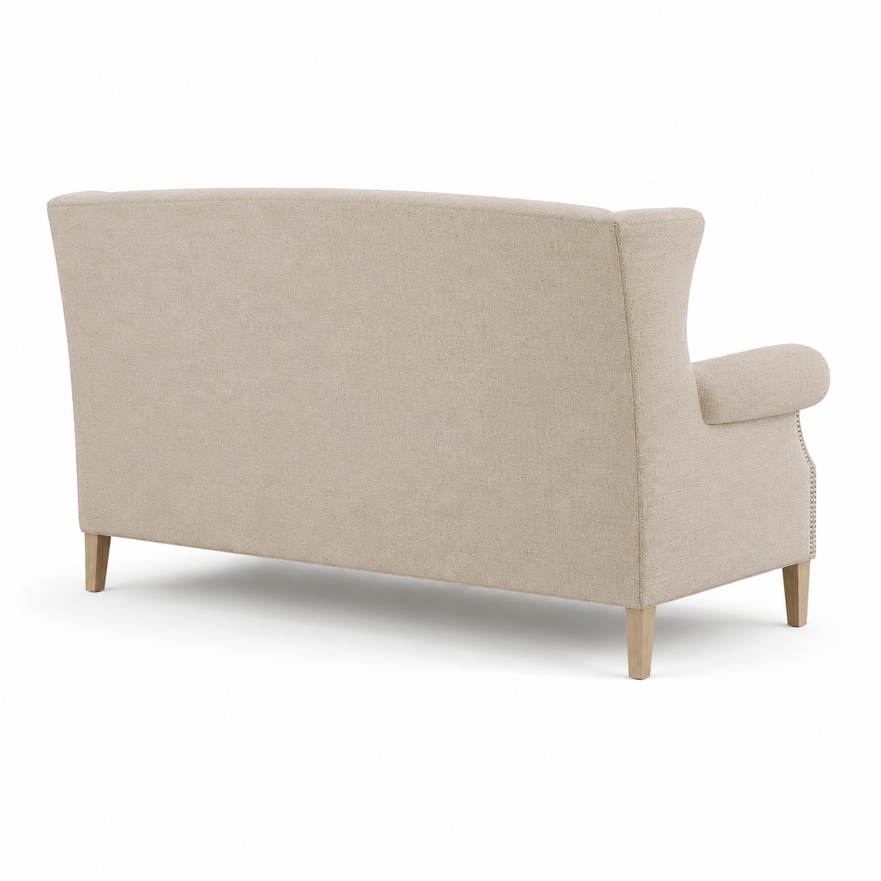 Sofa Sitzbank Crombach - 2 Sitzer - Beige - 140x70x74 cm - Fully Customizable