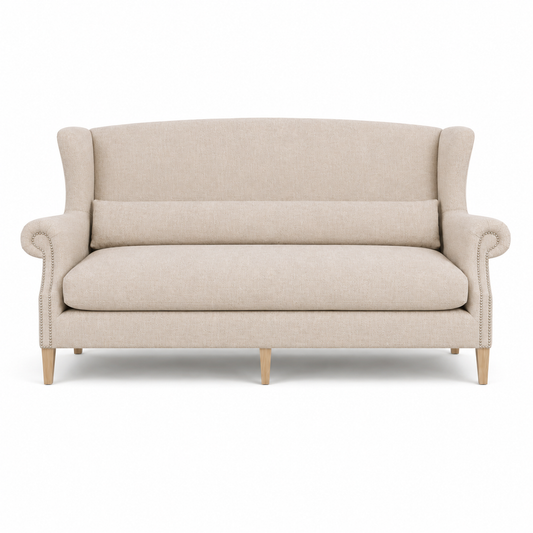 Crombach 2-seater sofa bench in beige