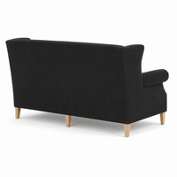 Sofa Bench Crombach - 2 Seater - Black - 140x70x74 cm - Fully Customizable