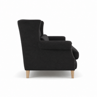 Sofa Bench Crombach - 2 Seater - Black - 140x70x74 cm - Fully Customizable