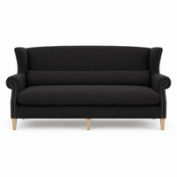 Sofa Bench Crombach - 2 Seater - Black - 140x70x74 cm - Fully Customizable
