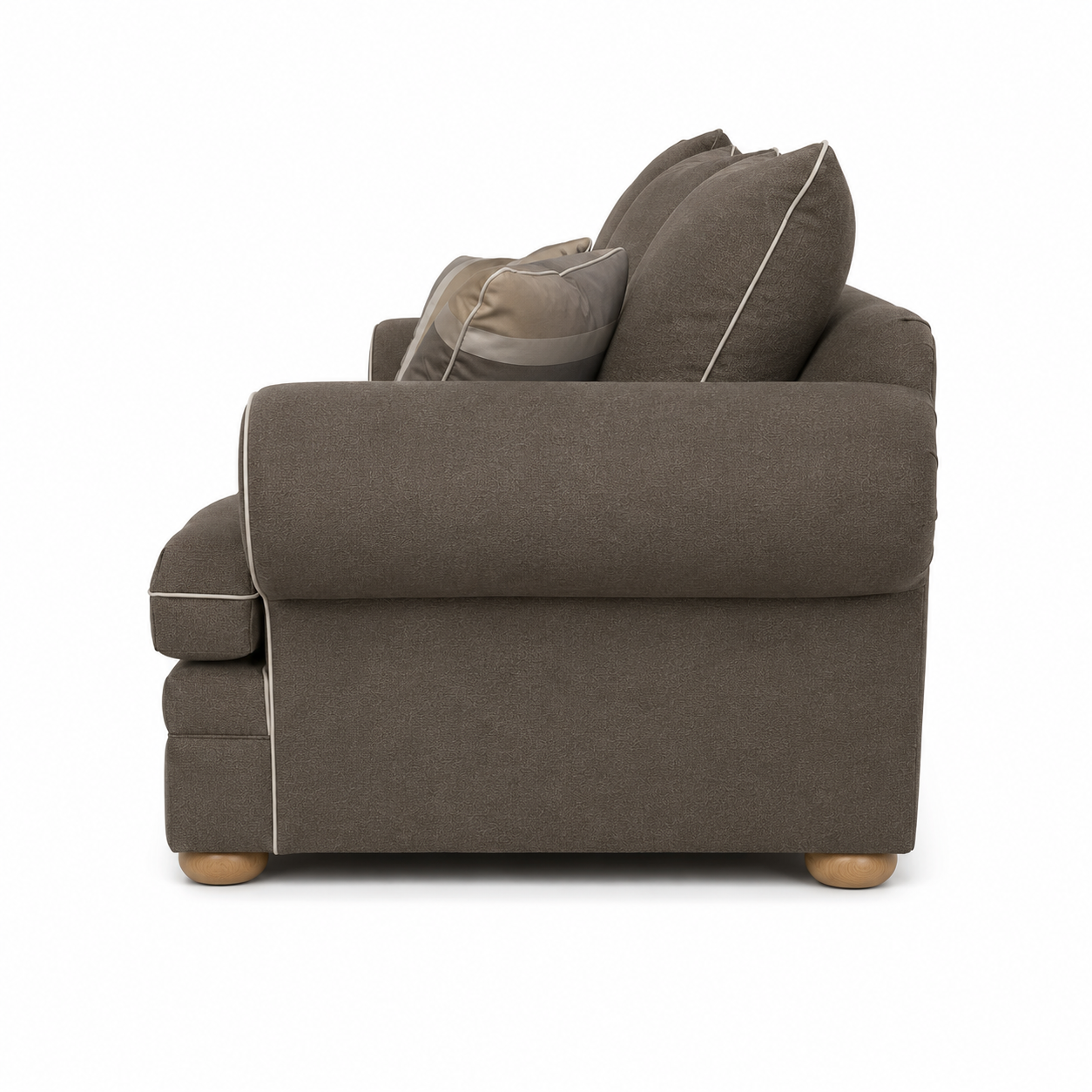 Canapé Berkley - 2 places - Marron - Modular Country Style Canapé - 230x98x80cm